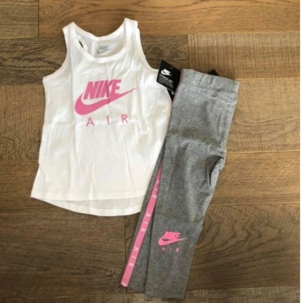 NWT Nike Air 3T Girl Leggings & Tank top